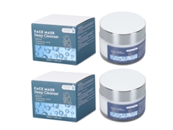 2 Piezas Mascarilla Facial De Limpieza Para Hombre 50ml, Reducción De Puntos Negros, Hidratante Y Suave
