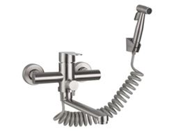 Grifo De Cocina De Pared, Pistola Rociadora De Pared, Grifo De Fregadero De Acero Inoxidable Para Agua Fría Y Caliente.