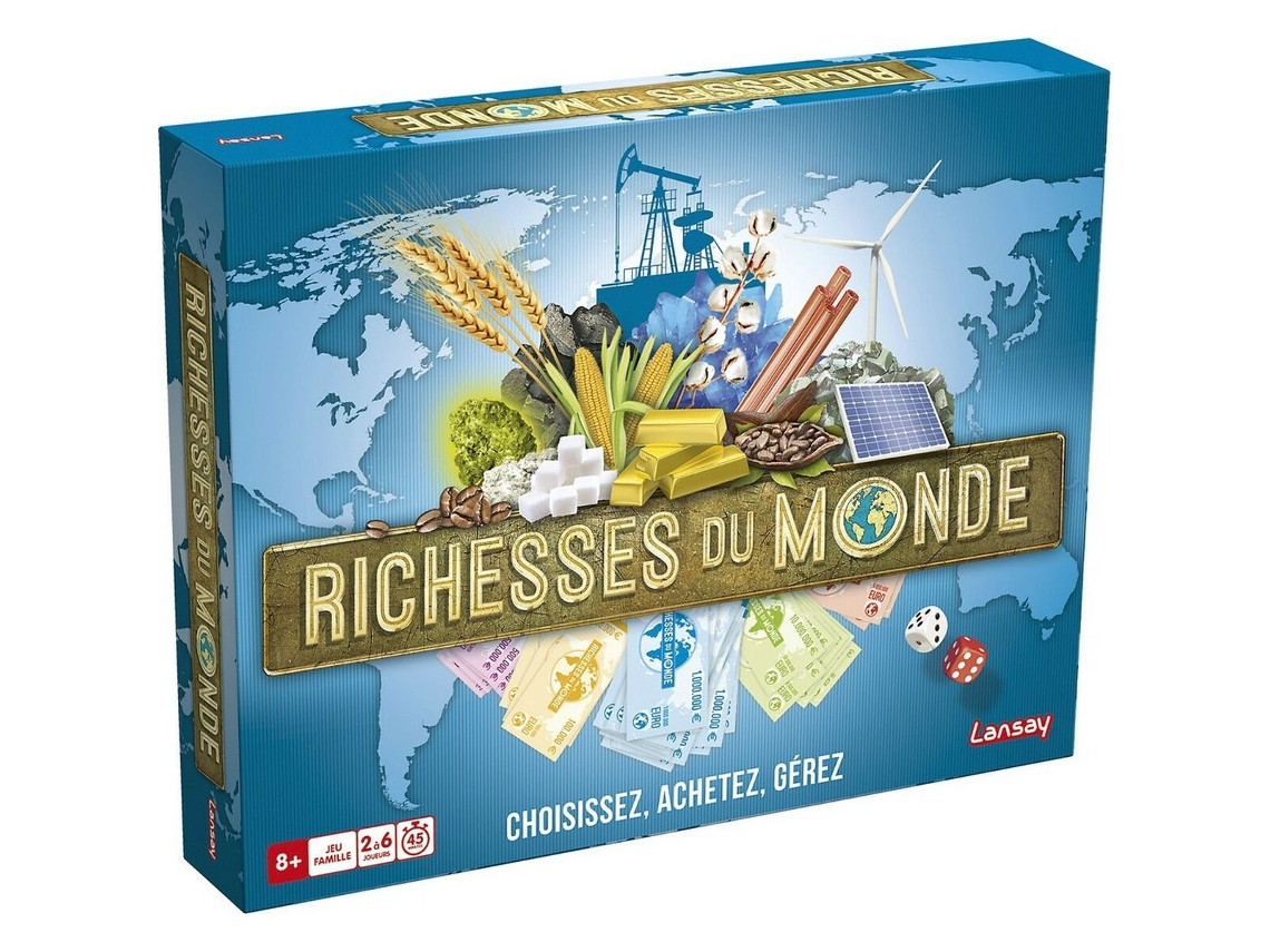 Juego Colectivo LANSAY Riches Of The World (Edad Mínima Recomendada: 8 años - Versión en Francés)