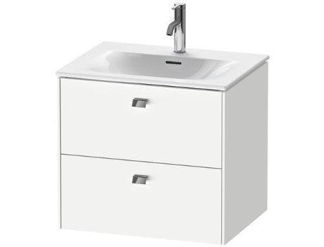 Mueble DURAVIT Brioso bajo lavabo montado en la pared 62,0 x 47,9 cm 2 cajones incl. recorte de sifón y delantal para lavabo Viu 234463