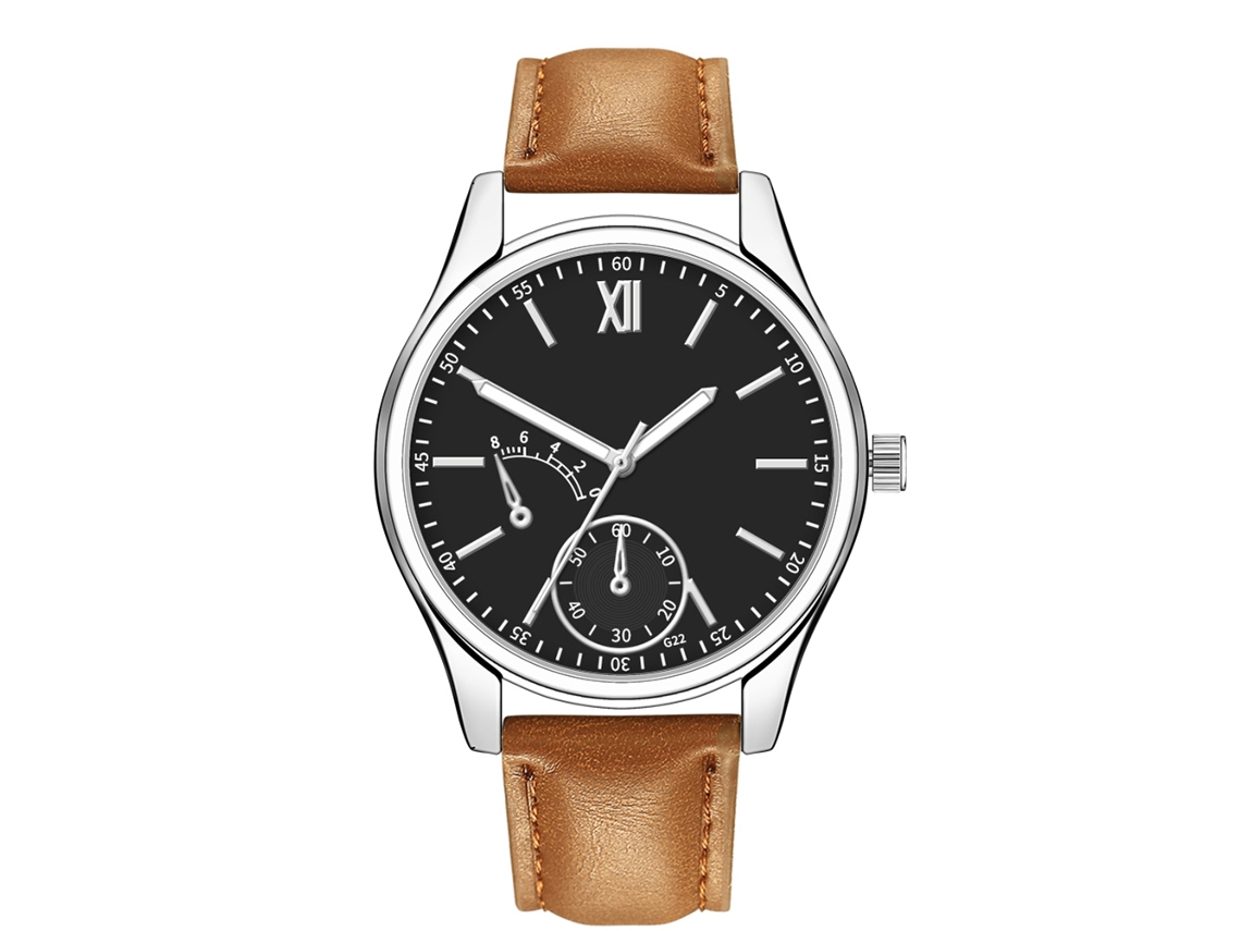 Reloj Cuarzo Clásico Moderno Estilo Casual Pulsera Hombre Regalo Decorativo