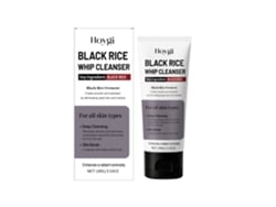 Crema limpiadora eficaz de espuma de arroz negro