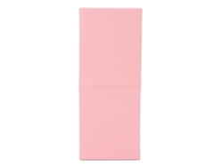Estojo Portátil Para Pincéis De Maquiagem Rosa Com Design Divisível E Material Pu Resistente