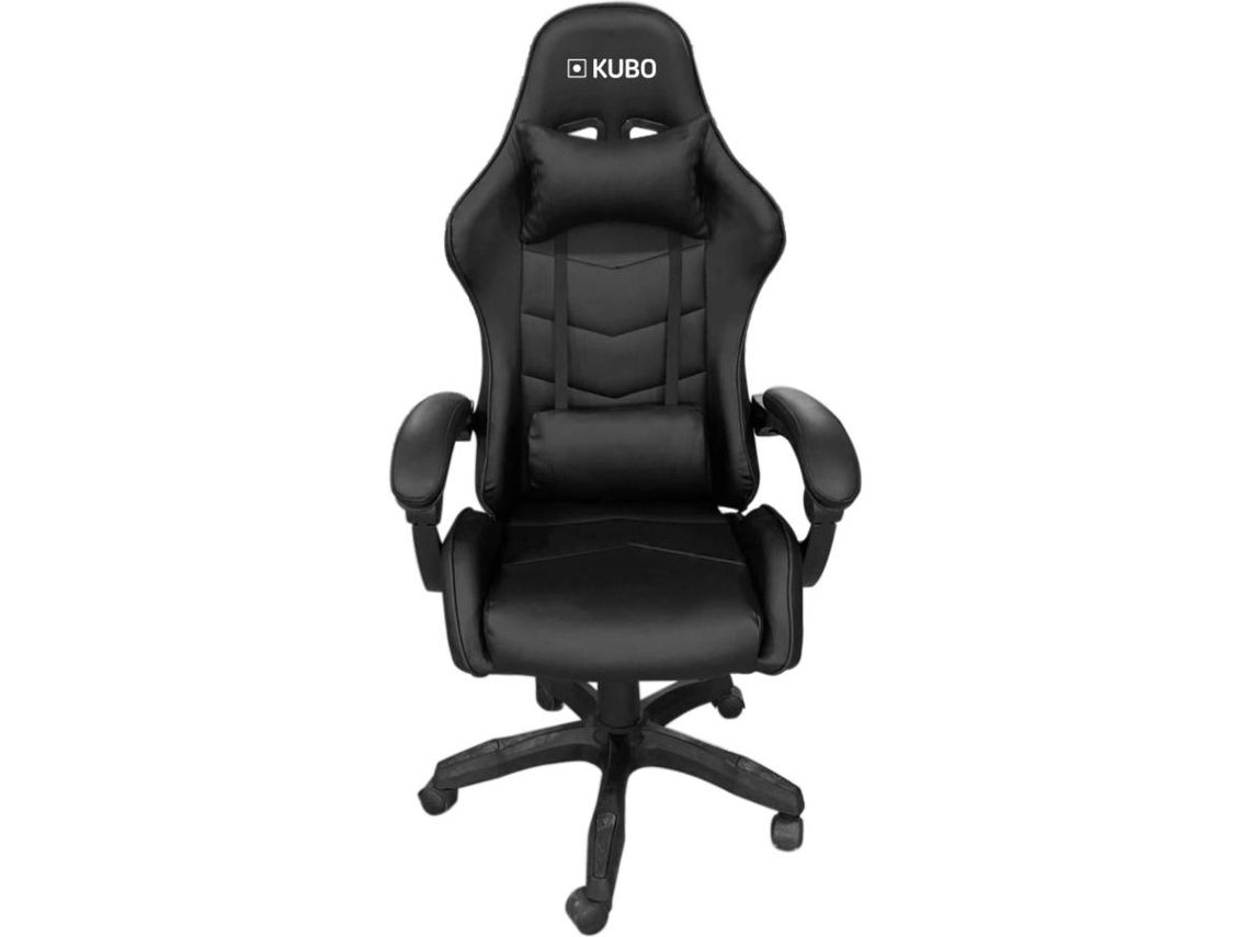 Silla Gaming KUBO Negro (Hasta 130 kg - Elevador a Gás Clase 3)