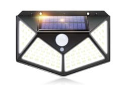 Lámpara Solar De Exterior Iotses Con 100 Led, Batería De 2200 Mah, 3 Meses
