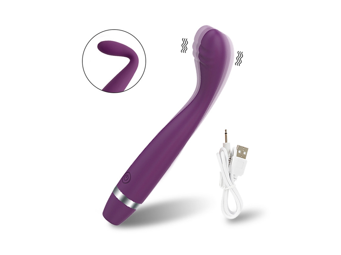 Vibrador de mujer de 10 frecuencias, masajeador de vagina de pezón de clítoris (Morado) YIZHOOD