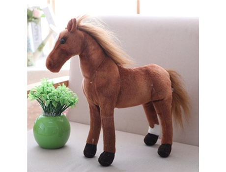Juguete de Peluche de Caballo de Simulación Caballo Ferghana - 40Cm