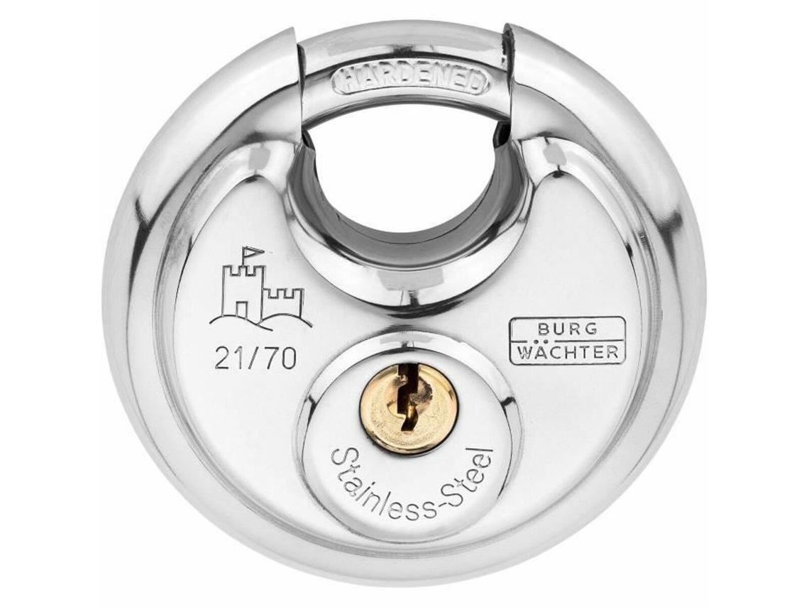 Candado de llave BURG-WACHTER 21 70 SB Acero Inoxidable