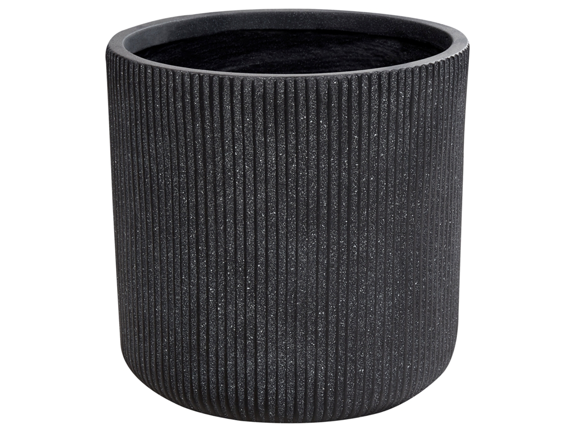 Maceta de fibra arcilla ⌀ 37 cm gris BELIANI Oreoi