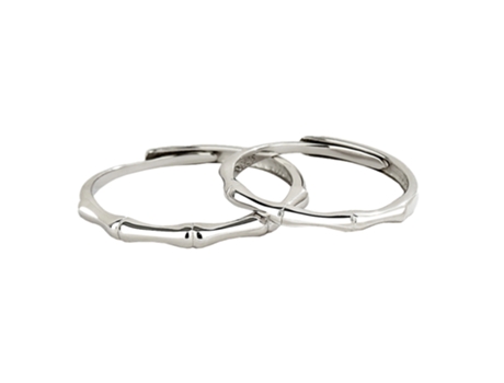 Anillo Antiguo De Bambú S925 Plata Esterlina-[Precio Par] Anillo Antiguo De Bambú S925 Plata Esterlina-[Precio Par] JEIIBRZUI