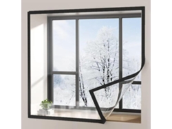 Lámina Aislante Transparente Para Ventanas, Kit De Aislamiento Ventanas Invierno, Kits Reutilizables, Alta ...