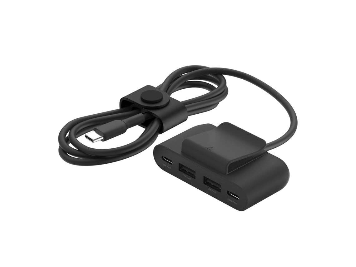 Hub con prohibido Usb BELKIN, Tipo C - Negro