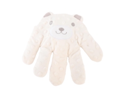 Peluche De Palmera Bebé Durmiendo Con Semillas De Cassia Suaves Y Adorable, Color Beige, 22x24cm