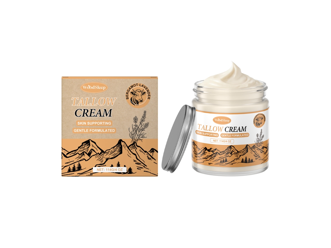 Crema hidratante rica en sebo con alto poder hidratante.