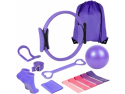 Set De Pilates De 13 Piezas Para Tonificar Y Adelgazar (Morado)  DIGITALLAB
