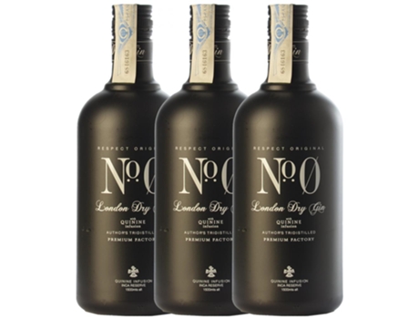 Gin PREMIUM FACTORY Premium Factory Nº 0 London Dry Gin (0.7 L - 3 unidades)