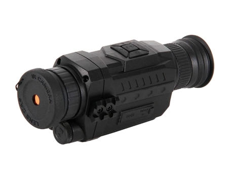 Monocular de visión nocturna para exteriores, telescopio monocular Digital de visión nocturna infrarroja 5X35, color negro BISBISOUS