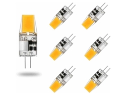 Bombilla Led G4 Ac/dc 12v 5w, Blanco Cálido 3000k, Equivalente A Una Bombilla Estándar.