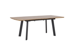 Mesa de comedor BELIANI Salvador de MDF Madera oscura 90x200x76