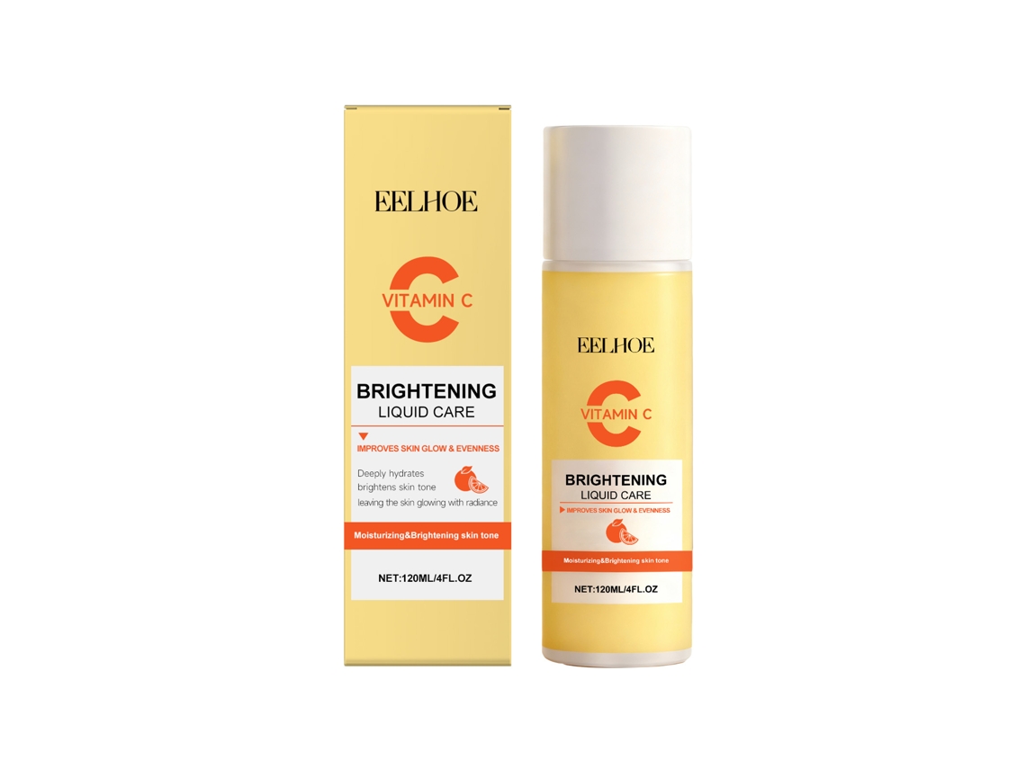 Sérum iluminador con vitamina C para una piel radiante.