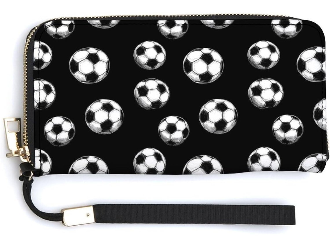 Cartera Cuero Con Cremallera Para Mujer Diseño Estampado