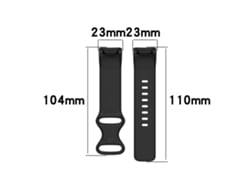 Correa De Repuesto Para Fitbit Charge 5, Pulsera De Silicona Ajustable Para Actividades Deportivas.