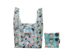 Bolsas de compra plegables y reutilizables, bolsas de almacenamiento de gran capacidad, poliéster ligero, multifuncionales, GOKOCO