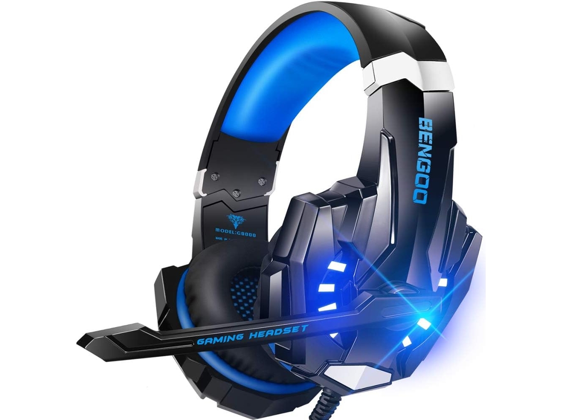 Auriculares Gaming 7.1 Con Sonido Envolvente Y Micrófono Con Led