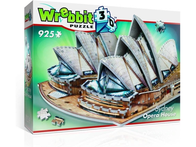 Puzzle 3D WREBBIT Ópera de Sidney (Edad Mínima: 12 - 925 Piezas)