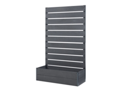 Jardinera Con Biombo Heerde 150x90x38 Cm - Gris [EN.CASA]