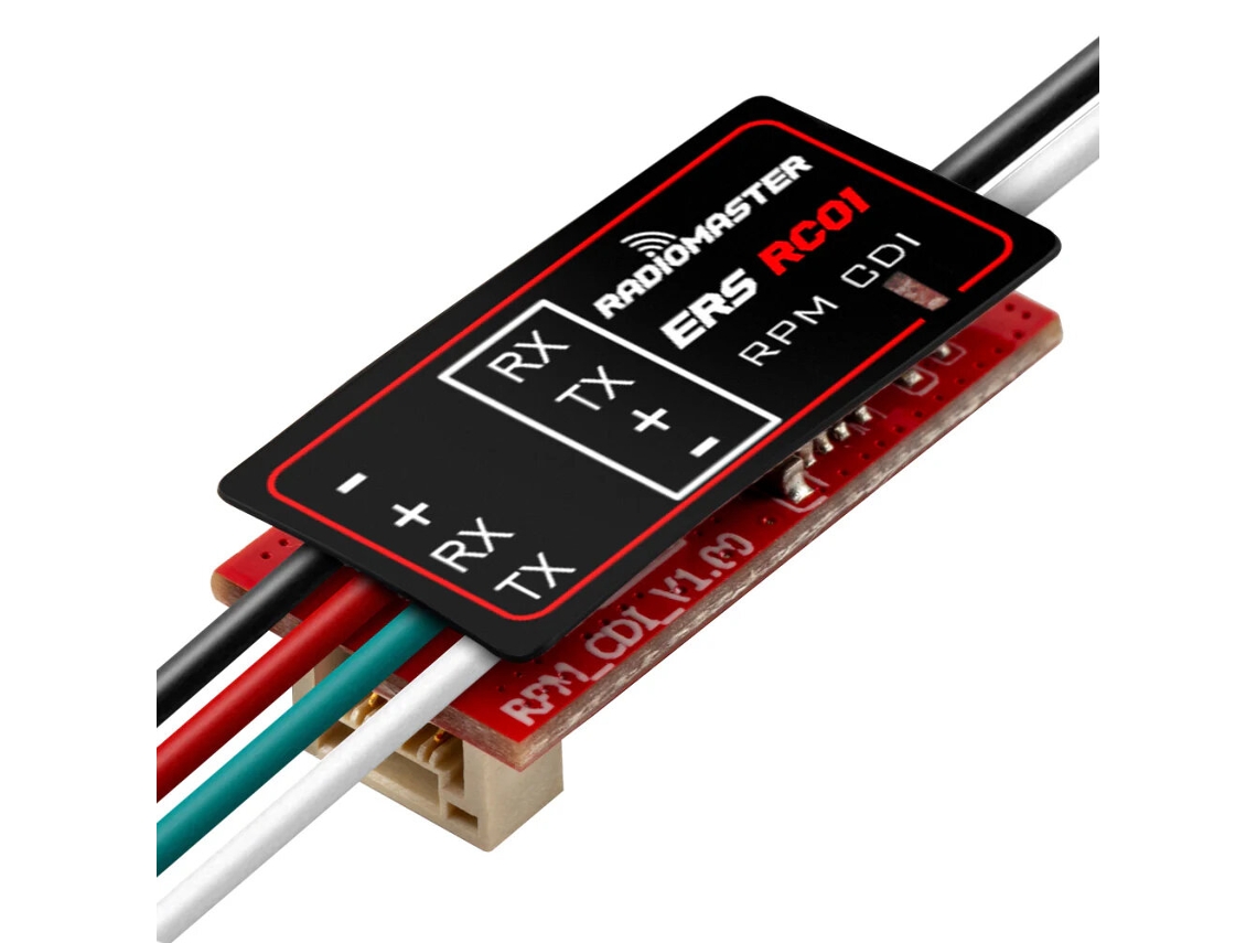 Blackradiomaster Ers-rc01 Plug And Play Cdi Gas Engine Tachometer For Compatible Expresslrs Pwm Receivers