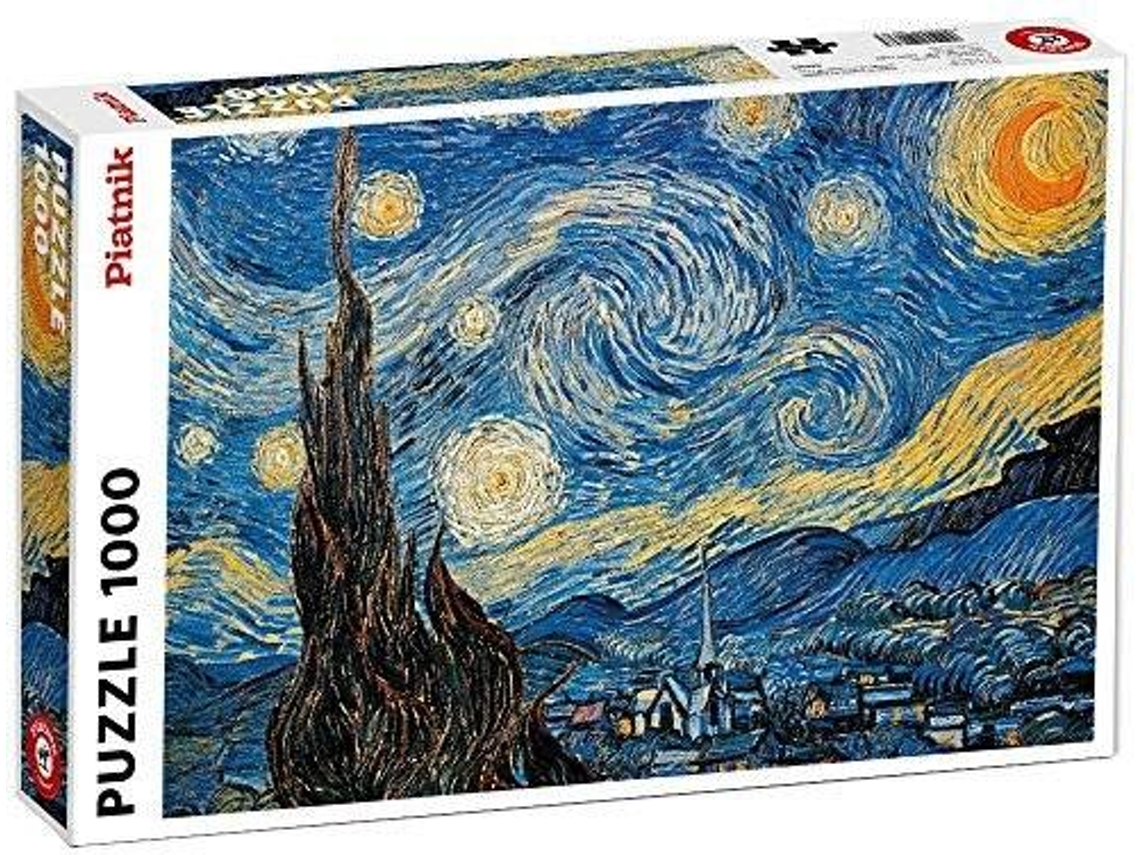 Puzzle PIATNIK Starry Night Vincent van Gogh Jigsaw Puzzle (Edad Mínima: 4)