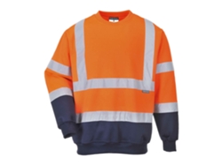 Sudadera Bicolor De Alta Visibilidad Para Seguridad Amarillo Marino / S