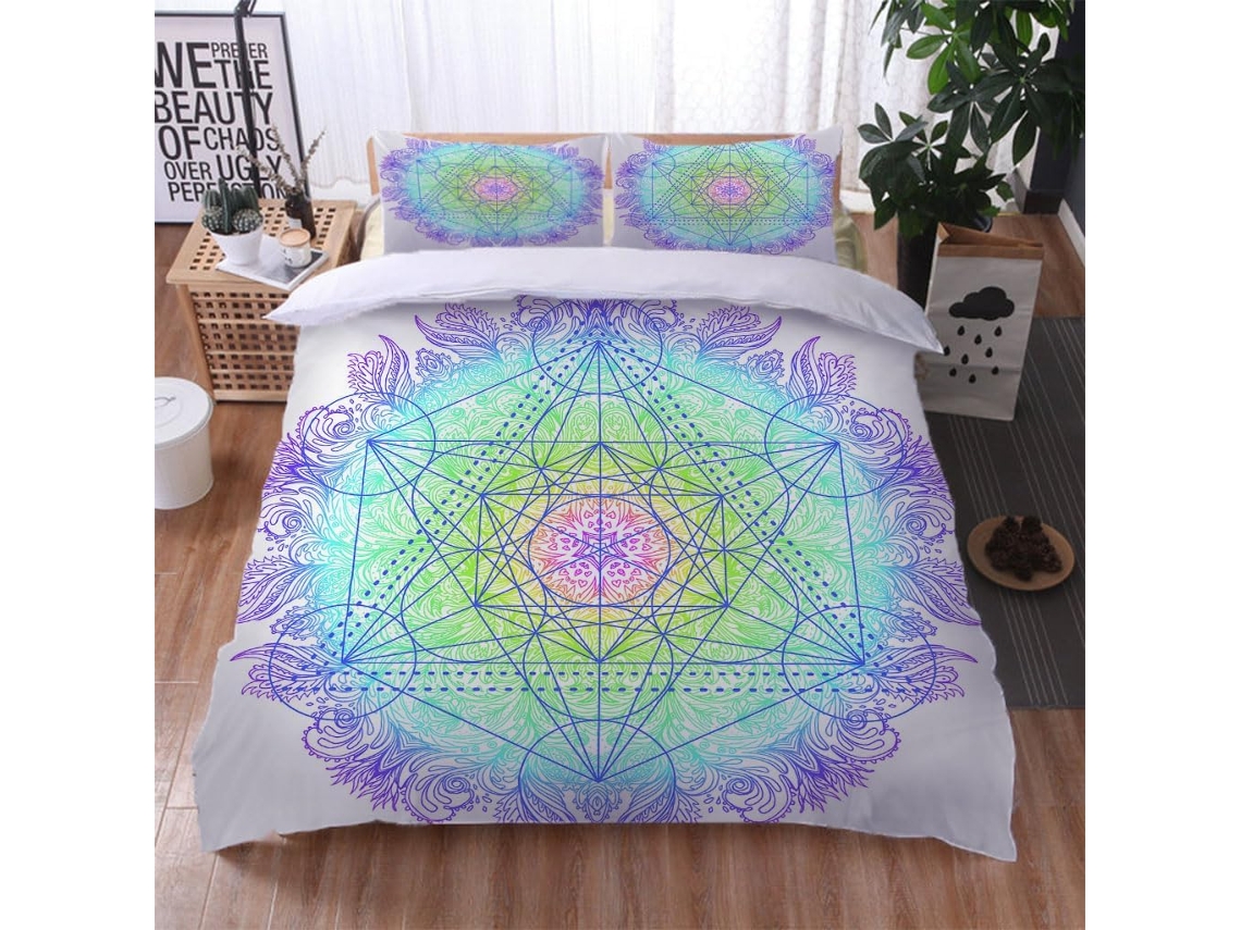 Juego Ropa Cama Funda Nórdica Almohada Juego Microfibra Funda 220x240 Cm 65x65 220 X 240 65