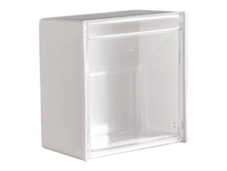 Caja de almacenamiento de pared a prueba de polvo, organizador de hisopos de algodón