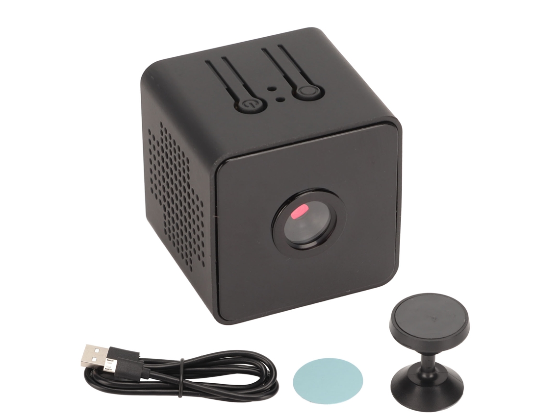 Mini Cámara De Seguridad Wifi Con Detección De Movimiento, Visión Nocturna Por Infrarrojos, 1080p, Full Hd, 2,4 Ghz, Cámara Inteligente Para Ios Y An