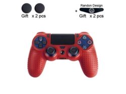 Capa Para Comando Ps4 Vermelho
