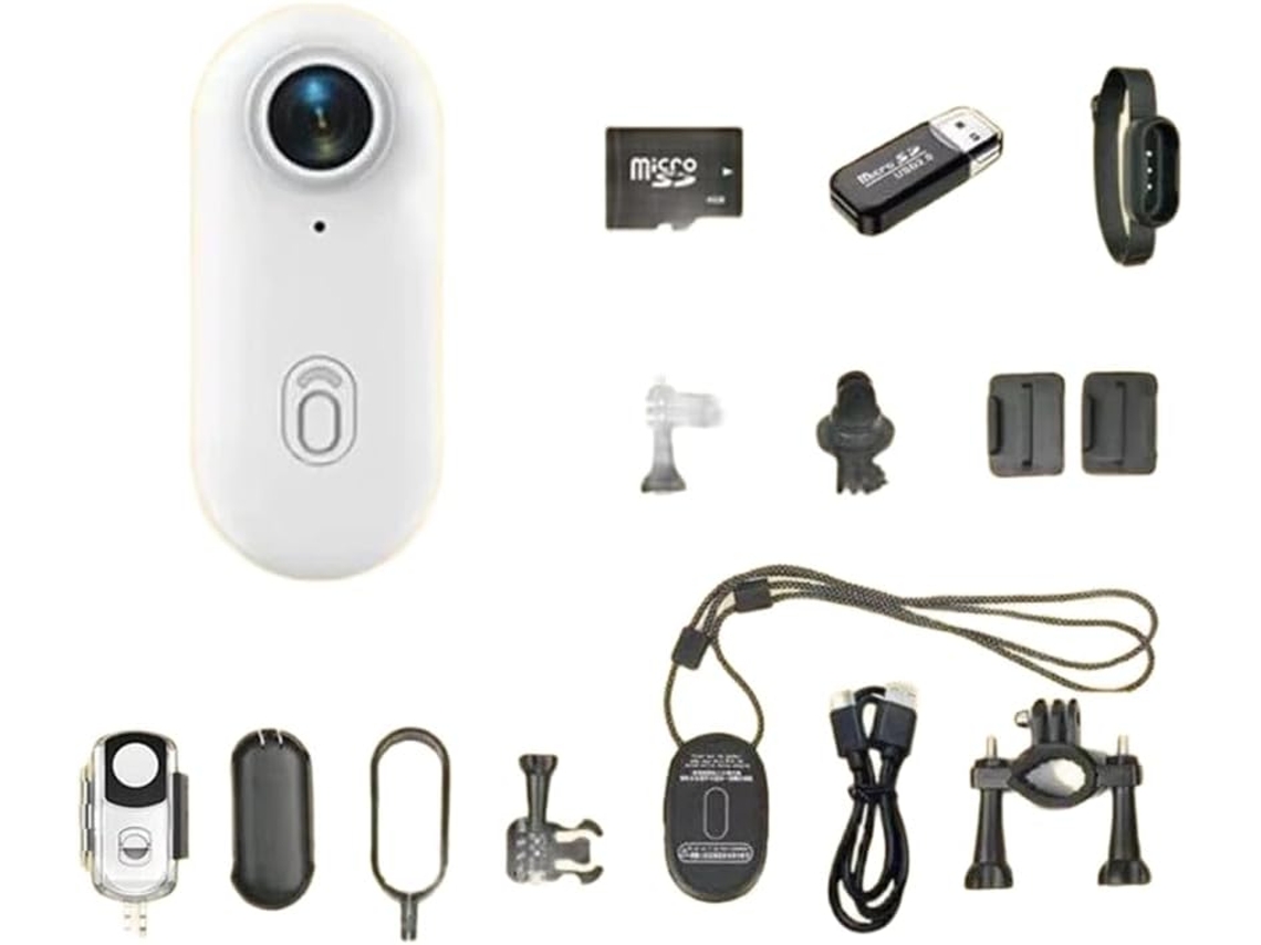 Cámara De Acción 4k Manos Libres Con Control De Pulgar, Grabadora Pov Wifi De 128 Gb, Accesorios Para Ciclismo