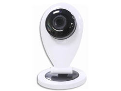 Cámara de vigilancia inalámbrica Yizhood 1080p panorámica de 360° para bebés y mascotas (blanca)