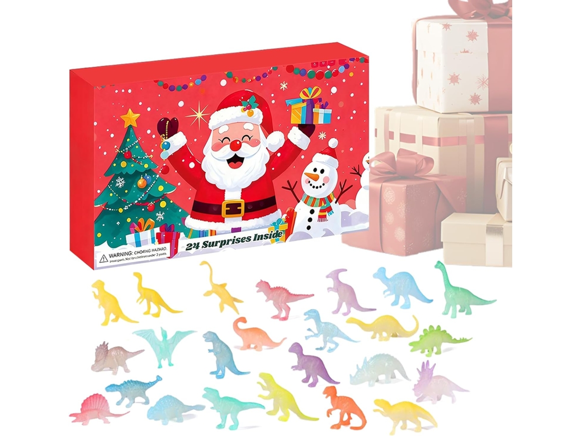 Calendário De Contagem Regressiva Para O Natal, Brilhante De 24 Dias O De 2025, Dragão As Festas, Decoração