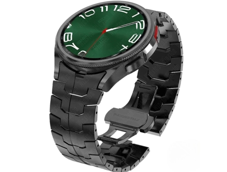 Pulsera Steellink para Samsung Galaxy Watch4 44Mm Negra ¡ANTIMPACTO!
