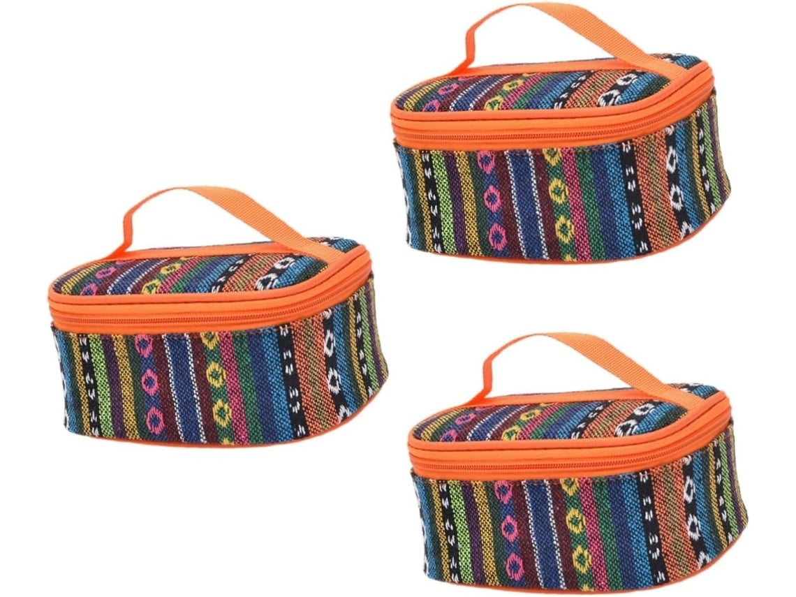 Estuche De Almacenamiento Impermeable De 3 Piezas, Kit Multifuncional Para Maquillaje Y Especias.