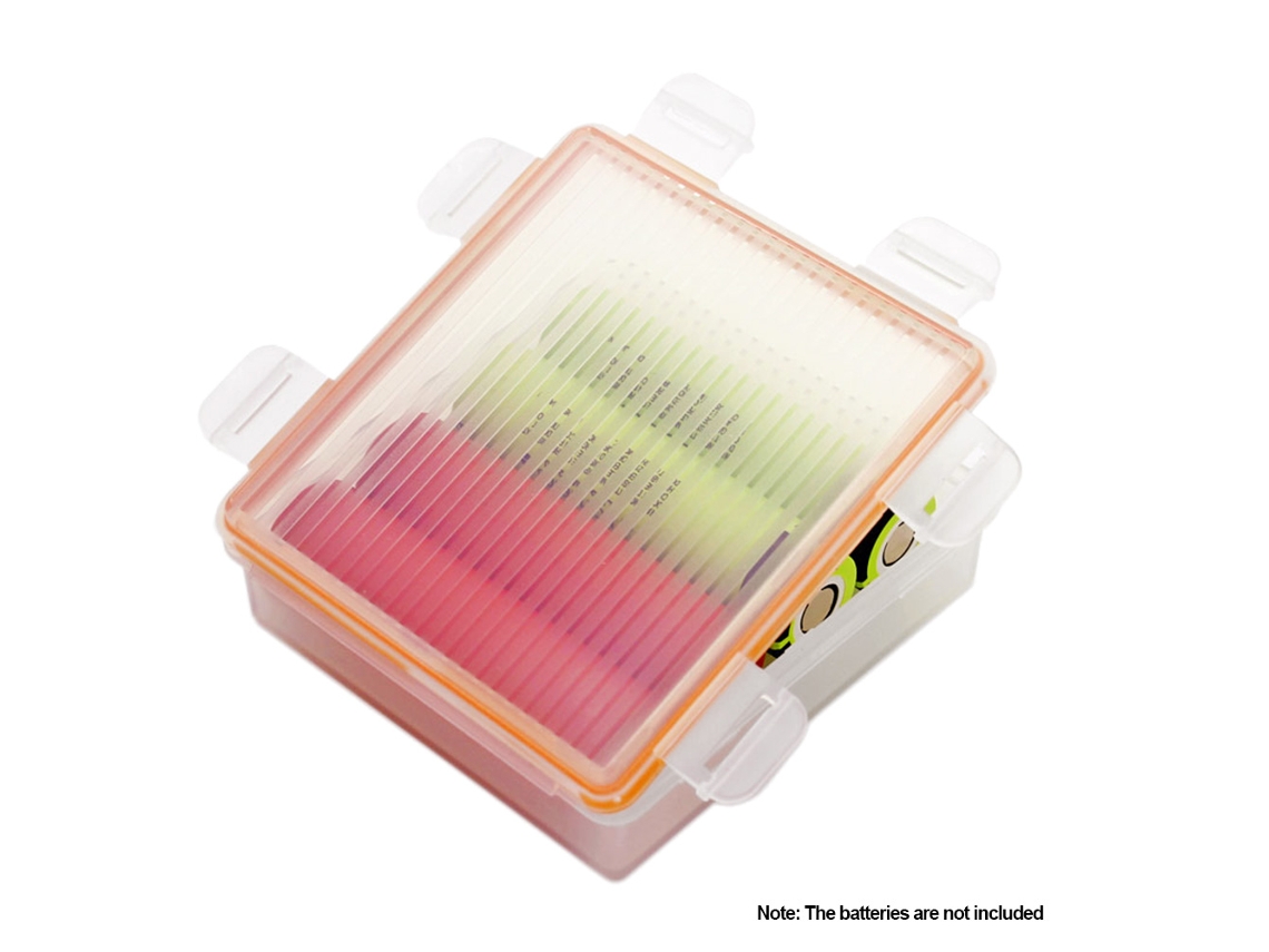 Estuche De Almacenamiento Impermeable Para Baterías 18650 Con 4 Ranuras, Transparente Y Duradero.