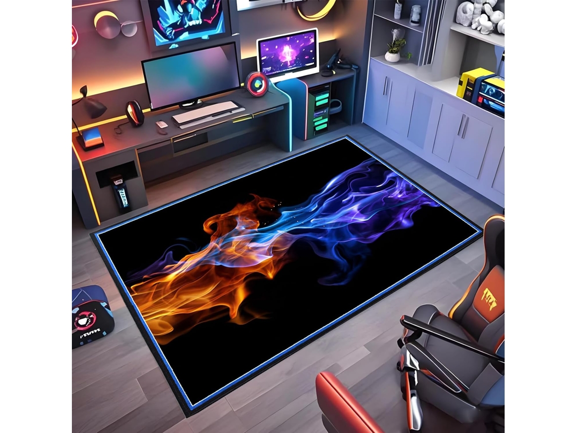 Tapete Protetor Cadeira Gamer 70 X 120 Cm Piso Parquet Cadeiras Escritório, Gamer, Piso,