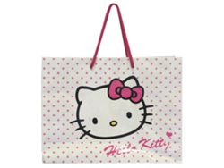 Bolsa de regalo blanca con cara de Hello Kitty S