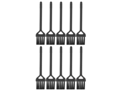 10 Piezas Cepillos De Limpieza Para Afeitadora Eléctrica Nylon Mango Cepillo De Limpieza Máquina Negro