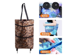 Bolsa plegable para carrito de la compra, ideal para supermercados. GOKOCO