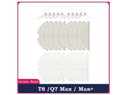 30pcs mop pano escova lateral para roborock t8/q7 max/max+ robot