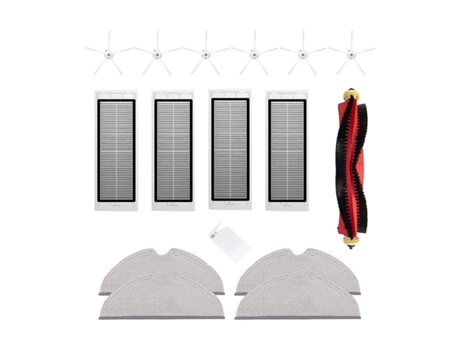 Conjunto de pano de limpeza com escova de filtro para xiaomi roborock e5e4 s5 max s6 pure