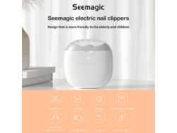 Cortauñas Eléctrico Automático Seemagic Con Luz Antisalpicaduras, Seguro Para Bebés Y Adultos.